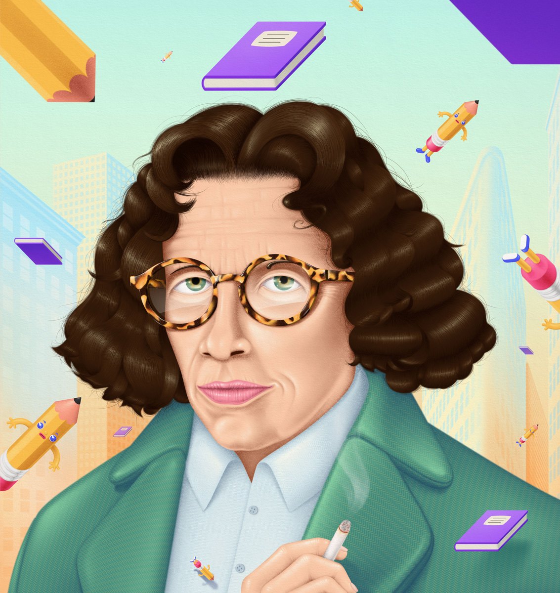 Portrait of Fran Lebowitz